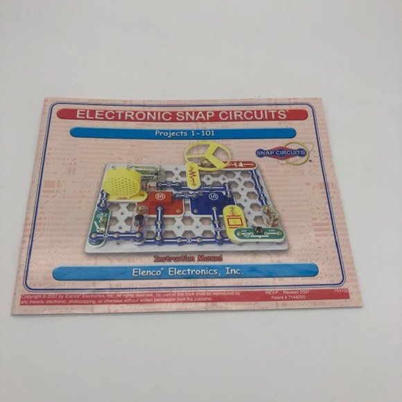 Pre Owned Elenco Electronics Snap Circuits Jr SC-100 - Picture 2 of 8